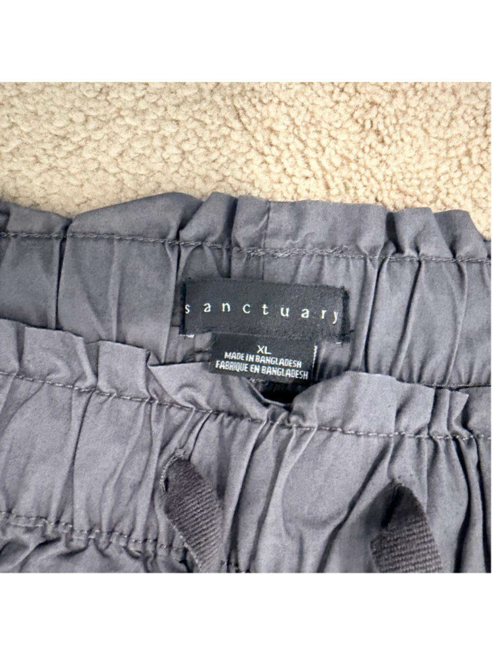 Sanctuary Charcoal Drawstring Jogger Pants - Picture 3 of 11